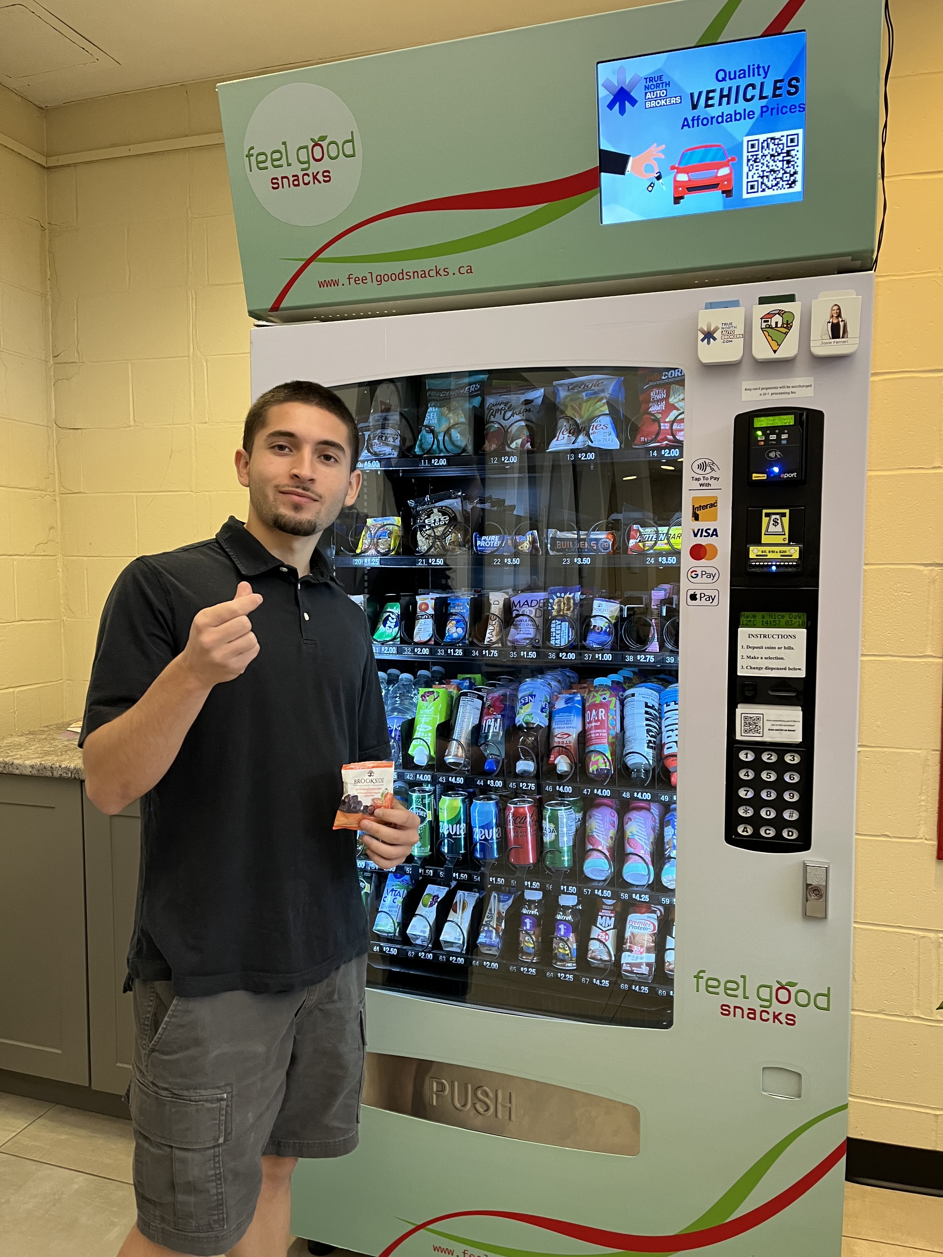 A picture of me with a machine